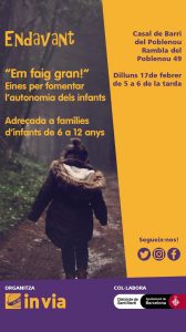 Cartell de la xerrada Em faig gran