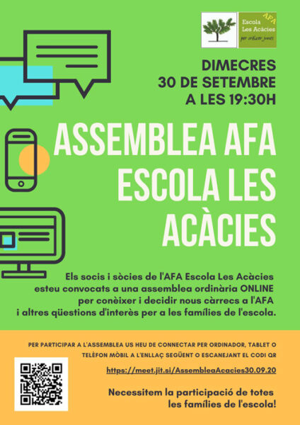 Cartell Assemblea 30/09/2020